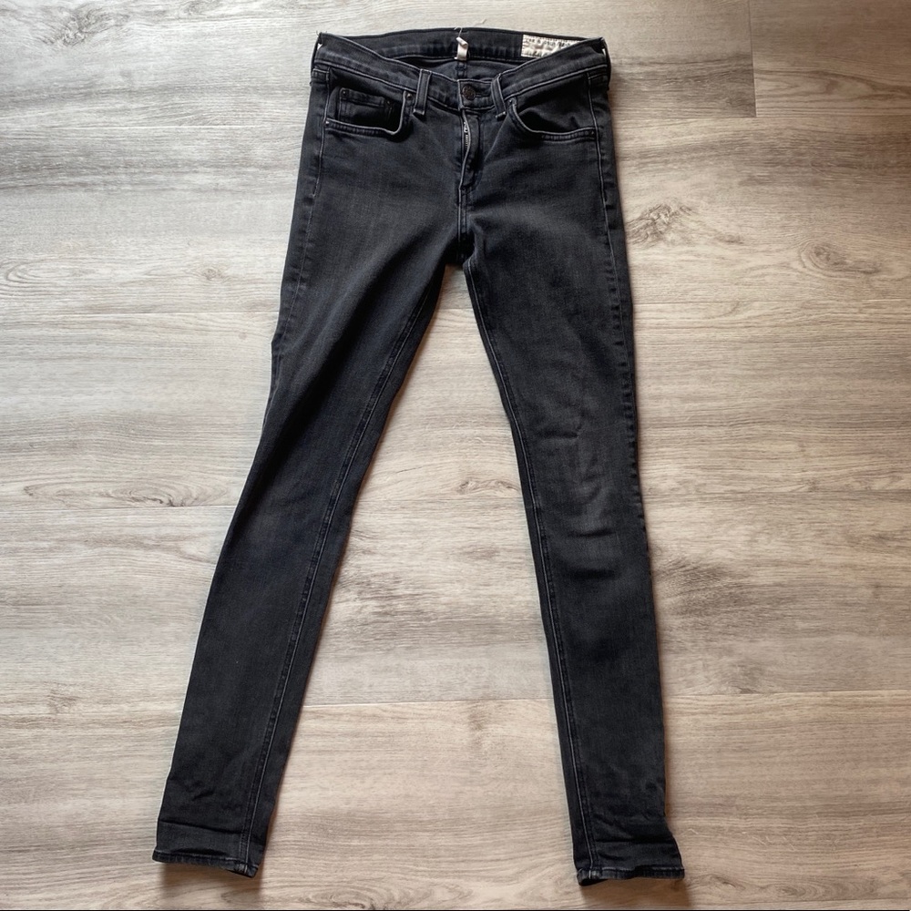 Rag & Bone Skinny Dark Grey Jeans